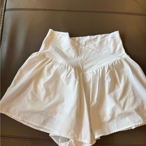 Aerie White Women's Crossover Shorts- small